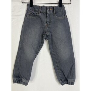 Wrangler jogger Denim Style Toddler‎ Adjustable waist 3T Grey